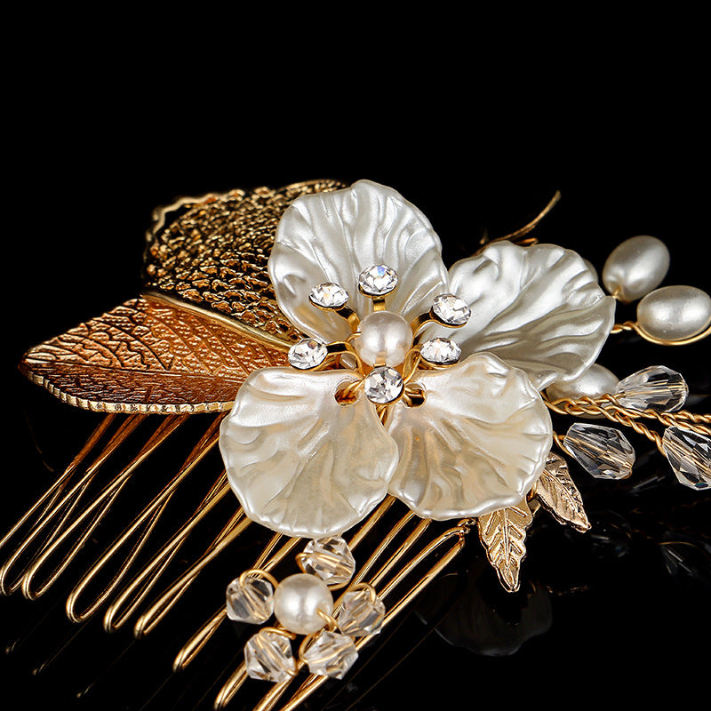 Korean bride comb comb wedding headdress