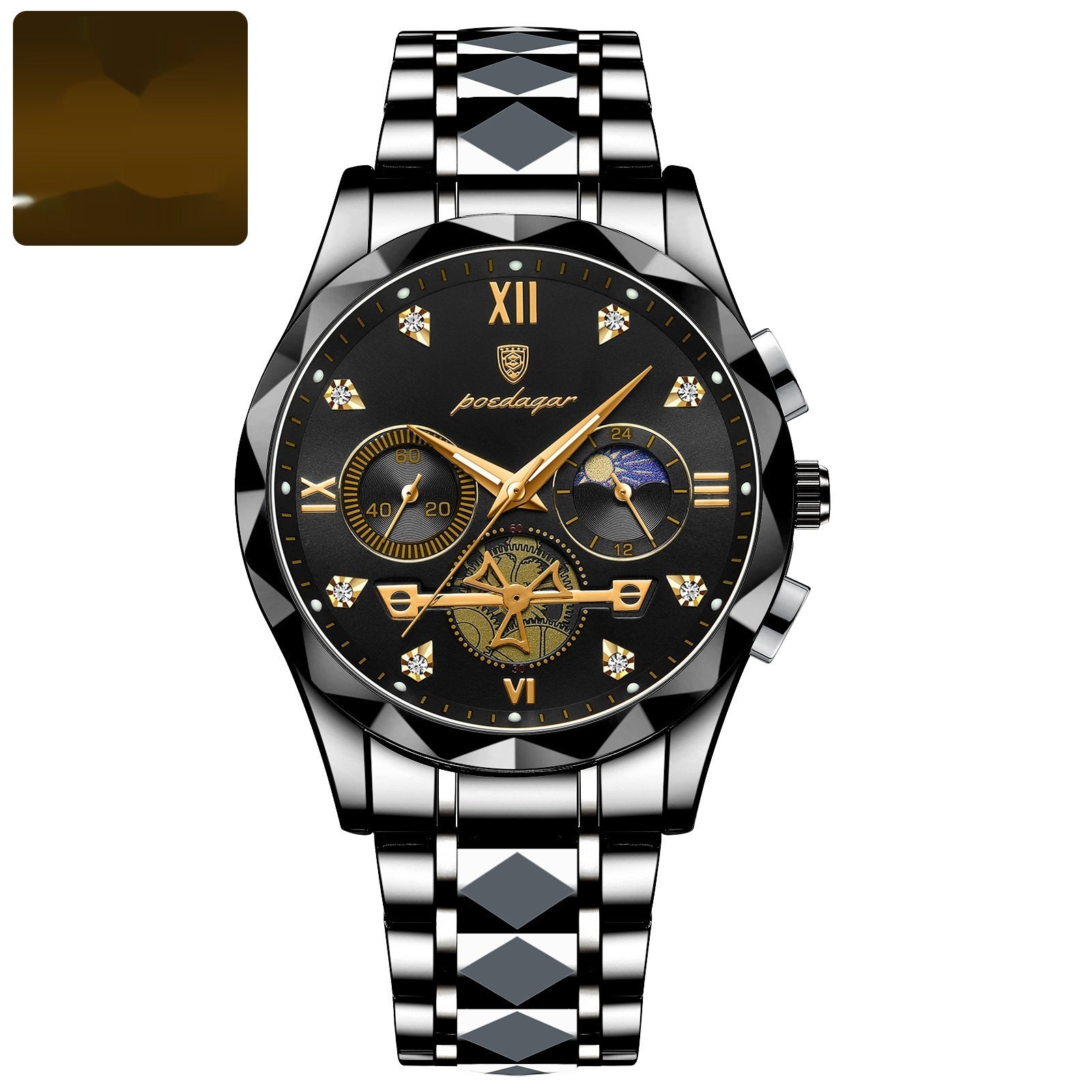 Mens Waterproof Multifunctional Watch