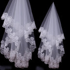 Bridal Veil Lace  Headdress Super Mori