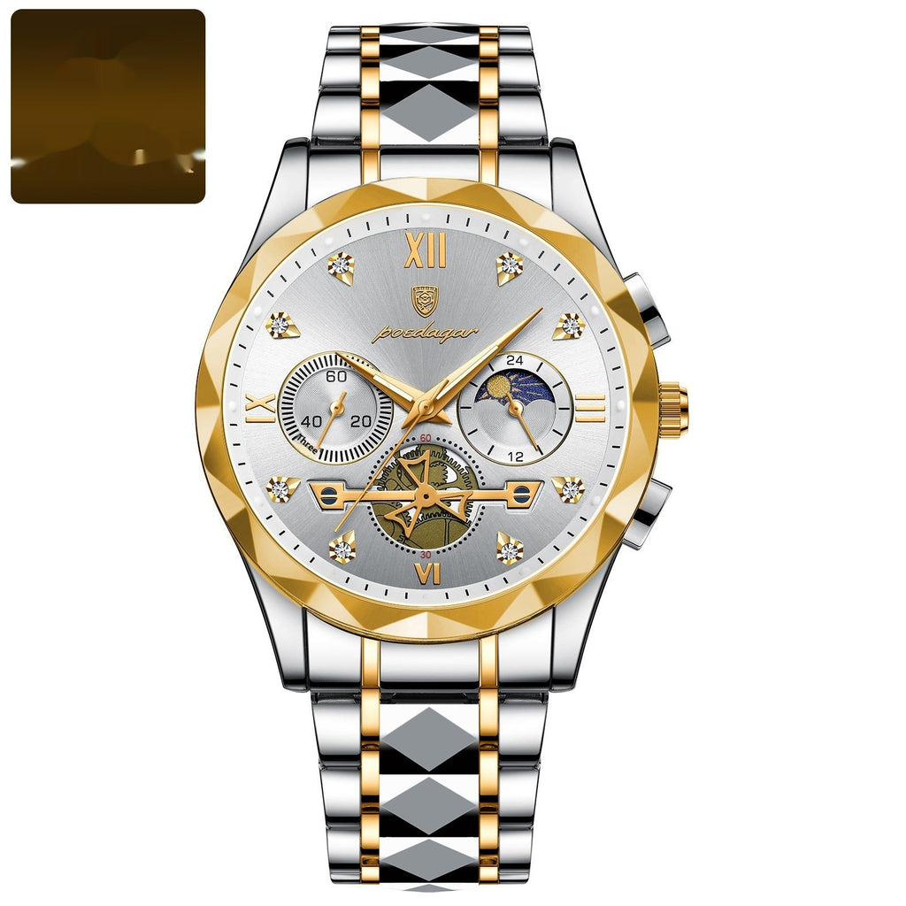 Mens Waterproof Multifunctional Watch