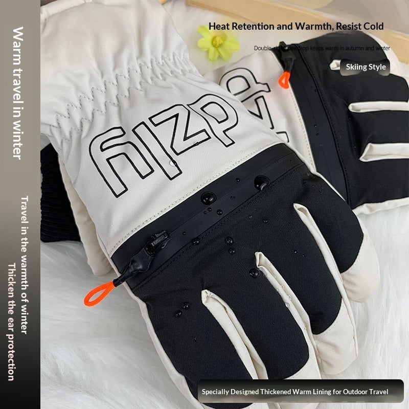 Ski Gloves For Men With Touchscreen Cold-proof And Windproof