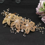 Flower Rhinestone  Bridal Wedding Hair Band