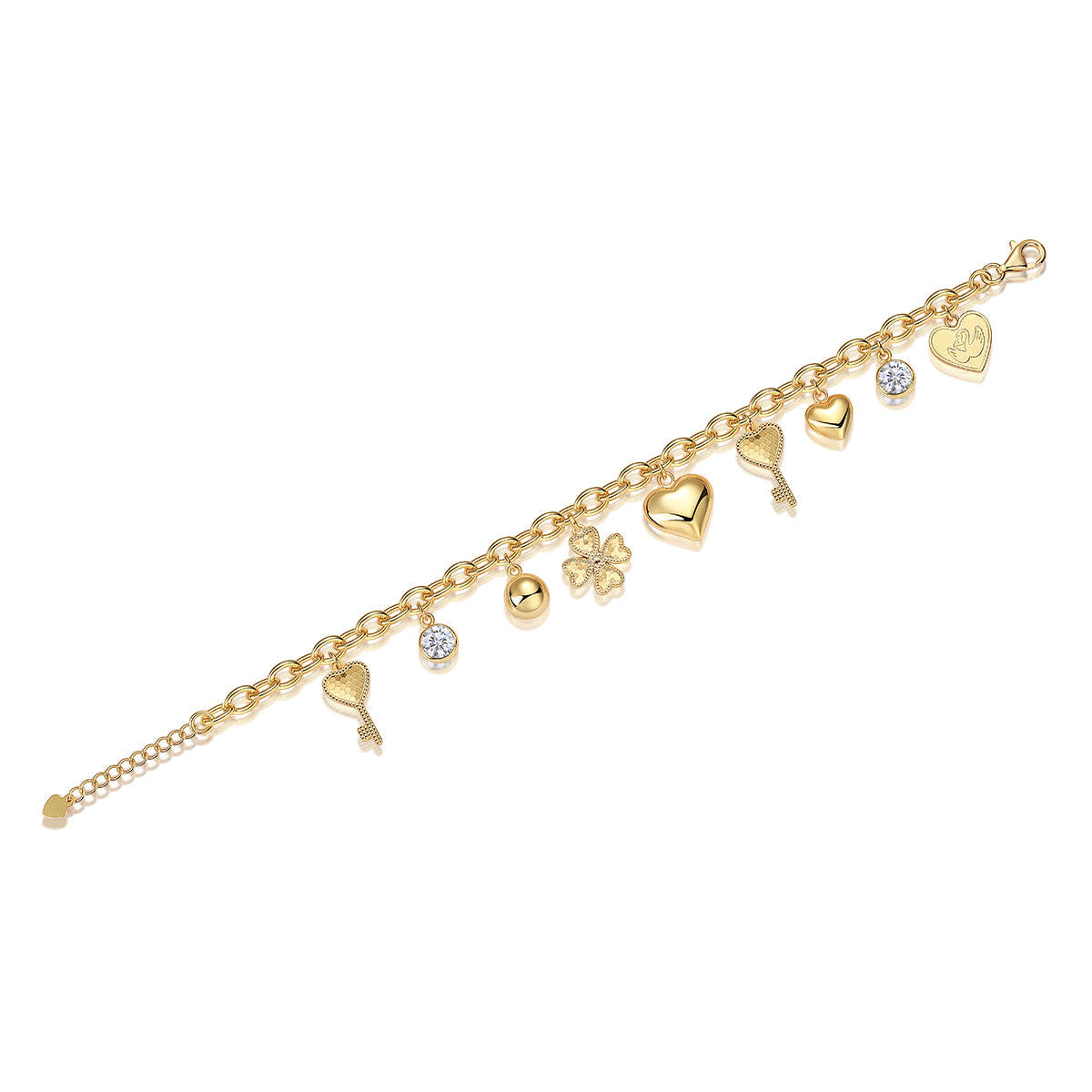 1-carat  Silver Bracelet  S925 Silver