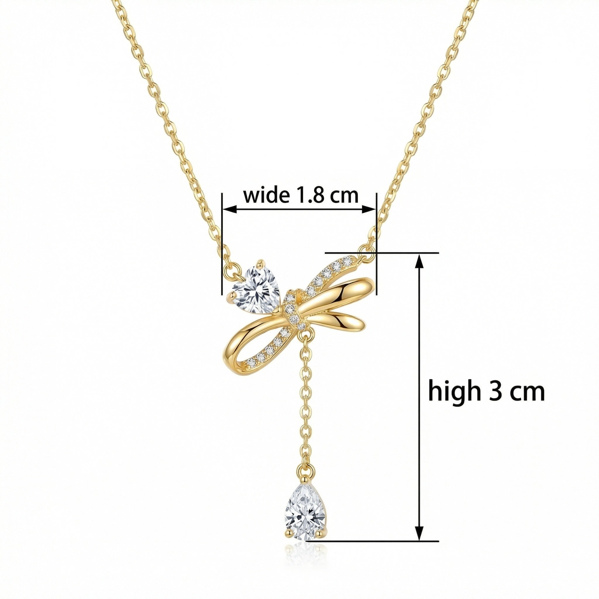 925 Sterling Silver Elegant Bowknot Necklace