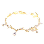 New Golden Crown Headband Wedding Headdress
