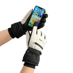 Fleece-lined Thickened Men's And Women's Skiing Gloves