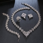 Handcrafted With Copper And Set With Zircon Stones.