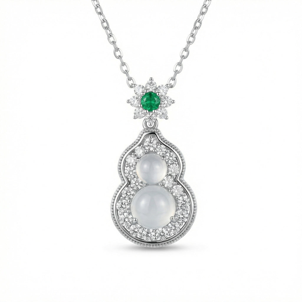 925 Sterling Silver Elegant Hulu Pendant Necklace  \