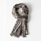 Men's Cotton Jacquard  Warm Scarf