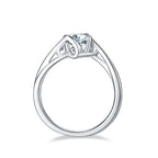 1-carat Top-quality Moissanite S925 Silvern