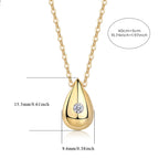 Necklace Pendant  Moissanite S925 Silver