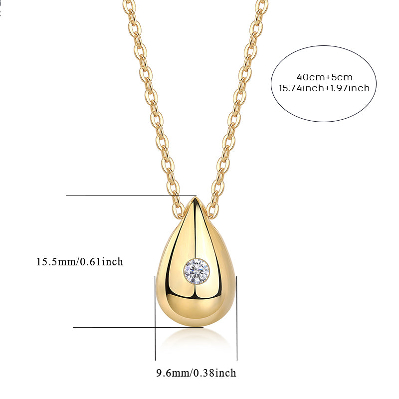 Necklace Pendant  Moissanite S925 Silver