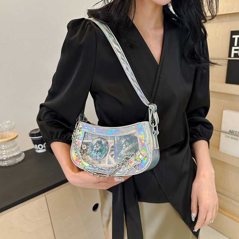 Japanese-Korean Style Underarm Clutch Bag