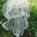 Bridal Veil Lace  Headdress Super Mori