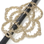 Floral Temperament Bride Headband Rhinestone