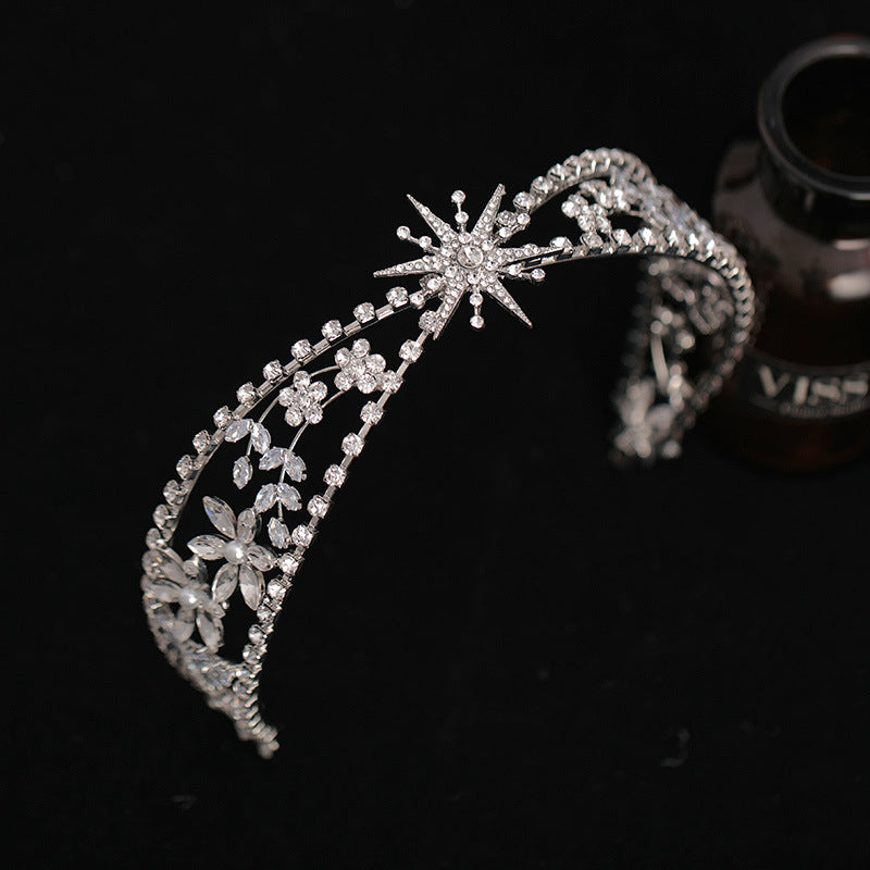 Bridal Crown Headdress Rhinestone Zircon