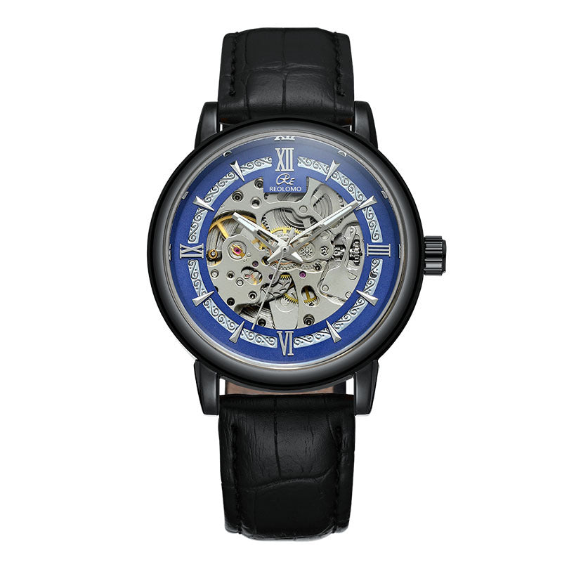 Mens Hollow-out Mechanical Watch
