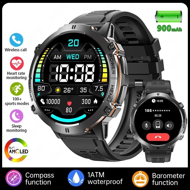 New X3 High-Definition Large-Screen Bluetooth Calling Health Monitoring