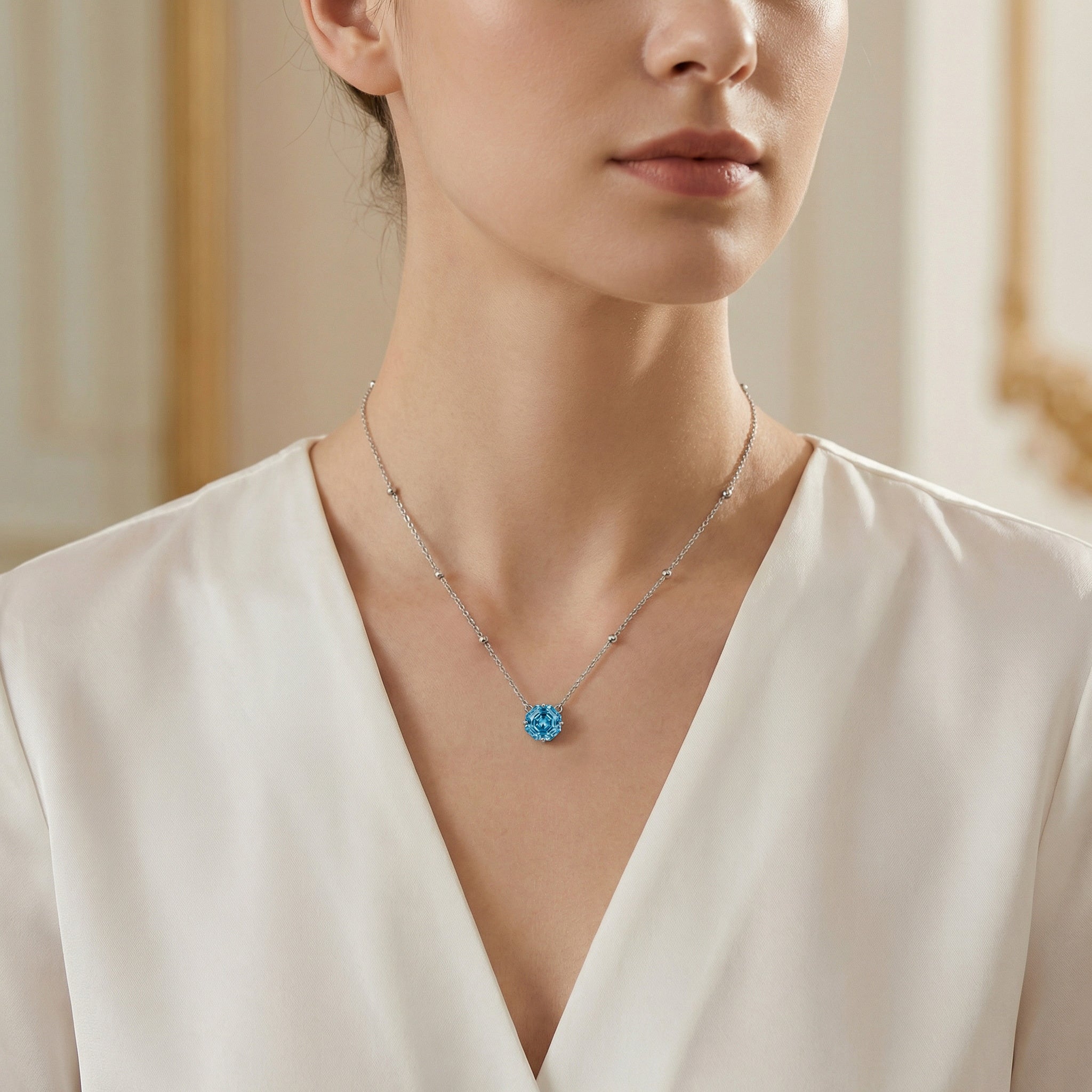 925 Sterling Silver Elegant Sterling Silver Necklace