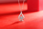Necklace Pendant Set With Top-quality Moissanite S925