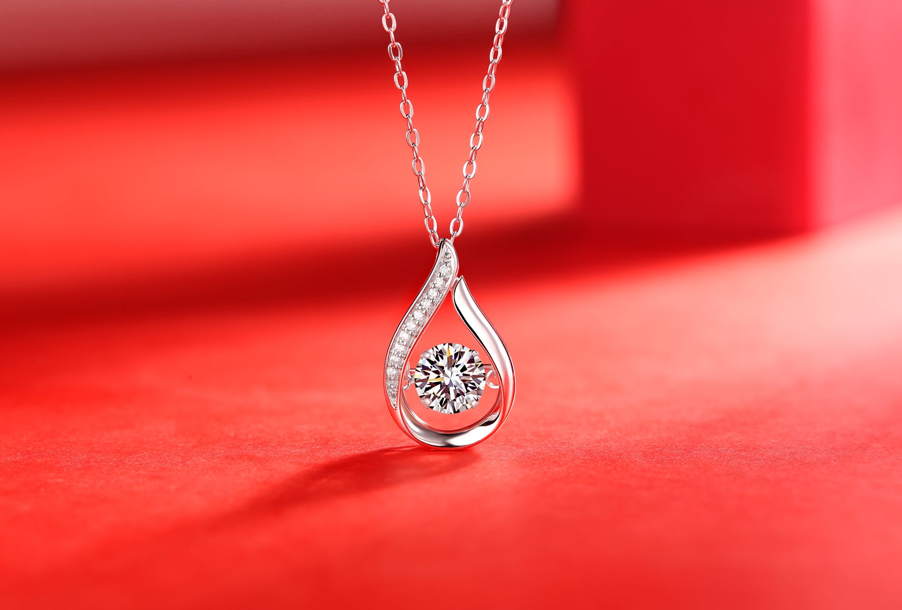 Necklace Pendant Set With Top-quality Moissanite S925