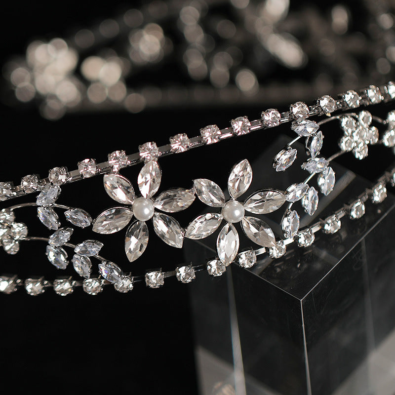 Bridal Crown Headdress Rhinestone Zircon