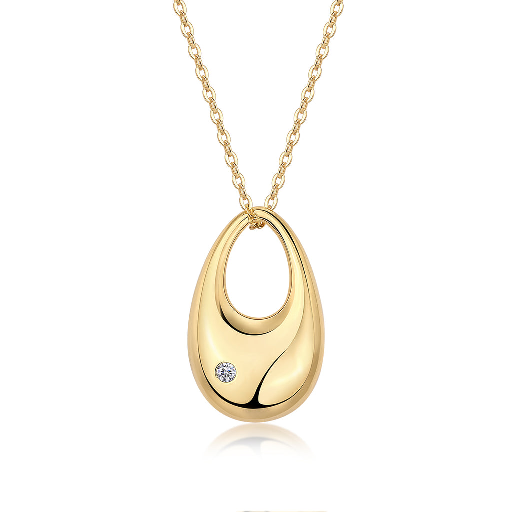 Necklace Pendant Set With  Moissanite S925