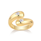 A Luxurious Jewelry Silver Ring Set