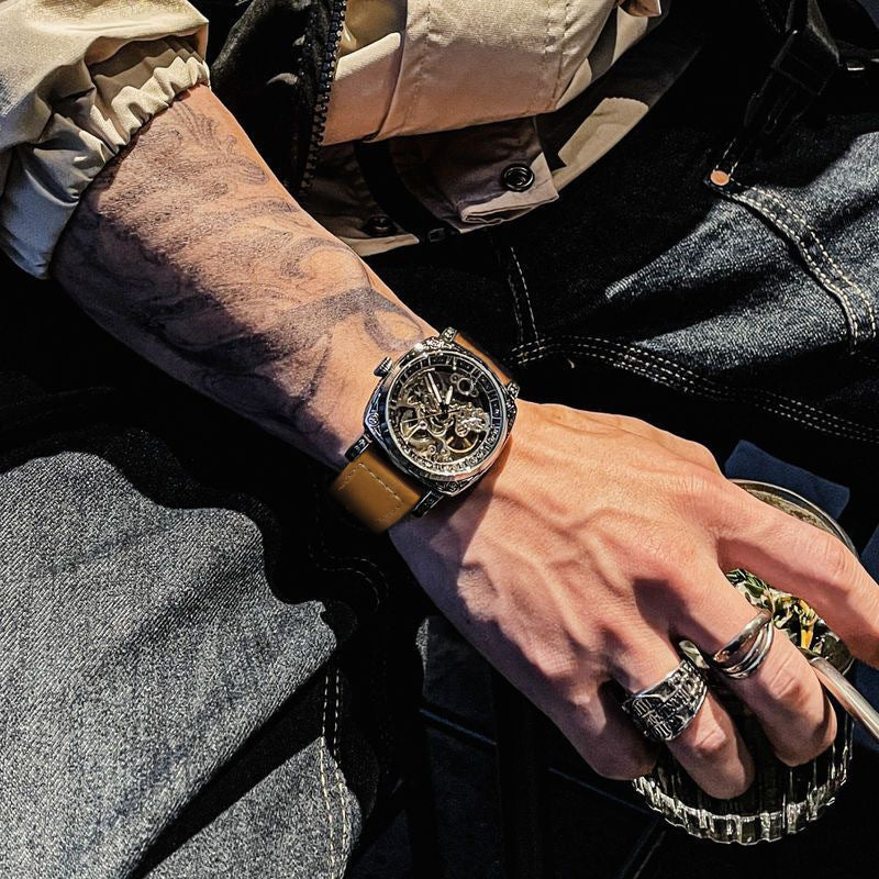 cut Hollowed-out Fully Automatic Mechanical Watch