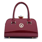 Shiny Leather Diamond-Embellished Womens Bag