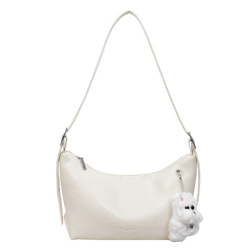 Solid-color  Underarm Single-shoulder Crossbody Bag