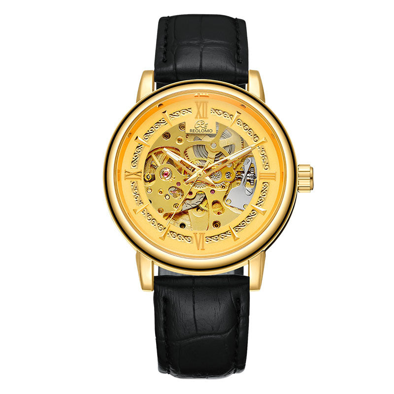 Mens Hollow-out Mechanical Watch