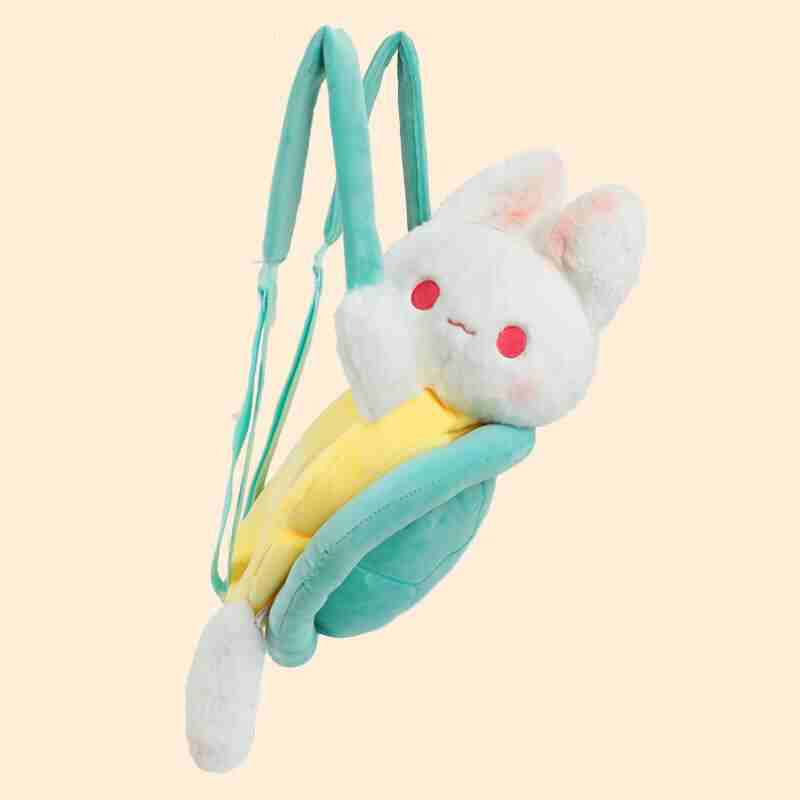 Cute Rabbit Turtle Plush Bunny Turtle Backpack