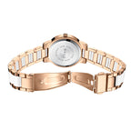 Oval Diamond Encrusted Waterproof Quartz Timepiece