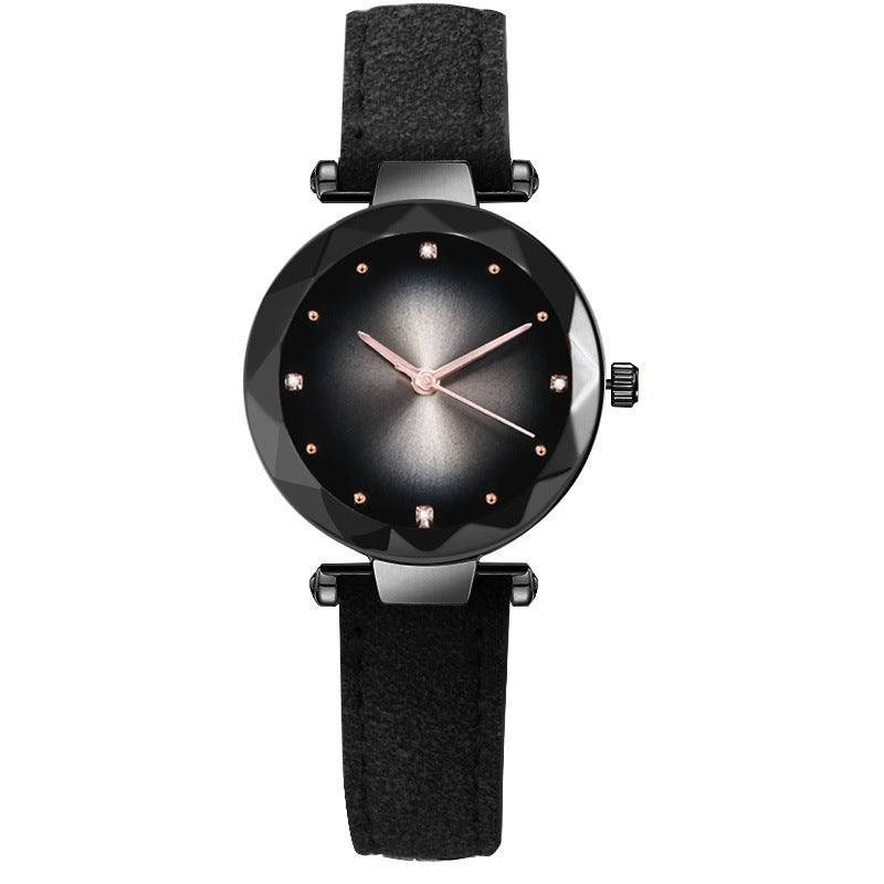 Leather Belt Casual Colorful Womens Quartz Watch