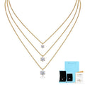 2-carat Luxury Fashion Silver Pendant Necklace