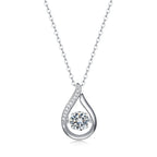 Necklace Pendant Set With Top-quality Moissanite S925