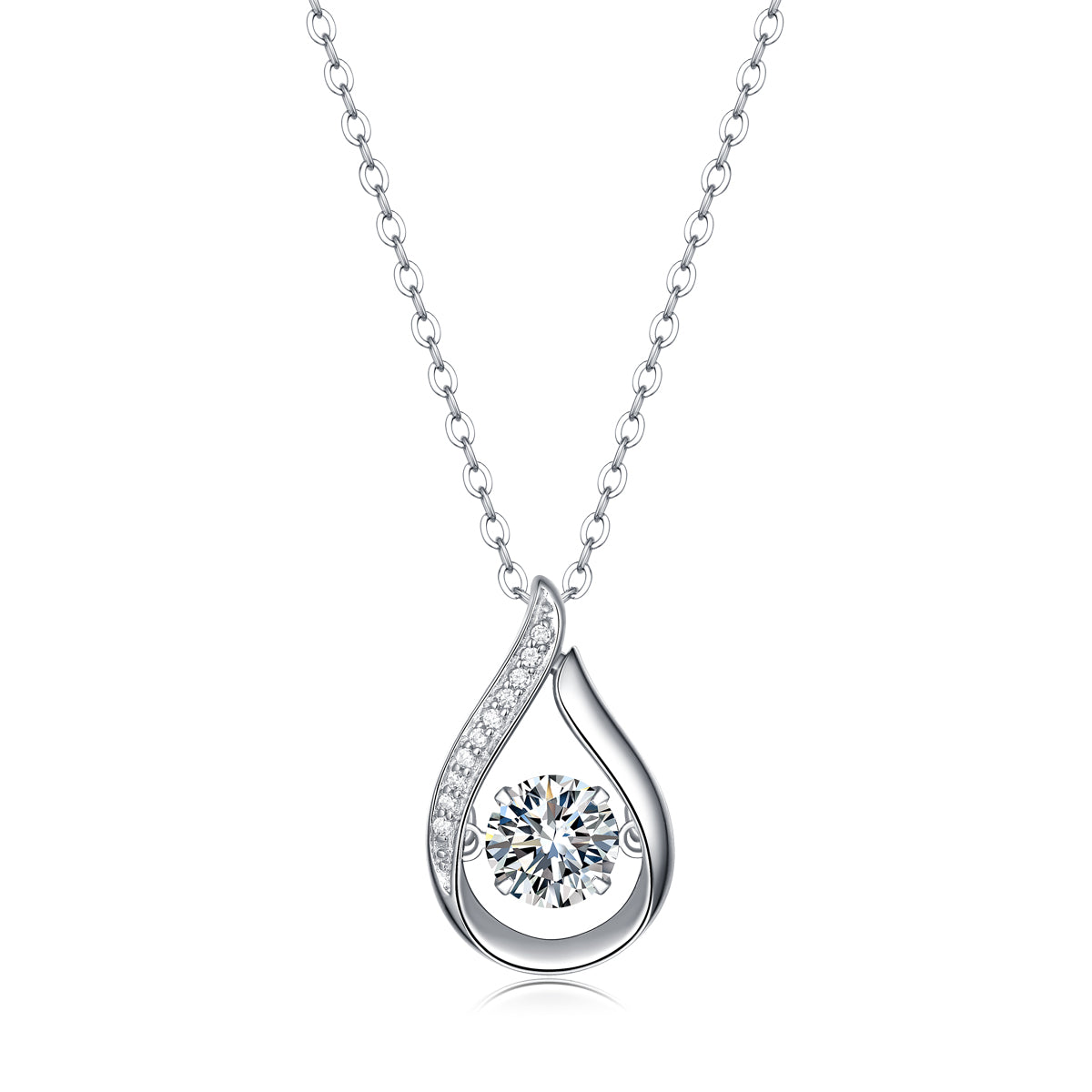 Necklace Pendant Set With Top-quality Moissanite S925