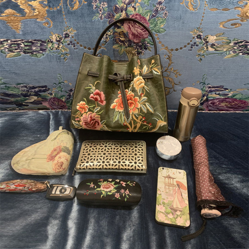 Chinese-style Hand-carrying Crossbody Shoulder Bag