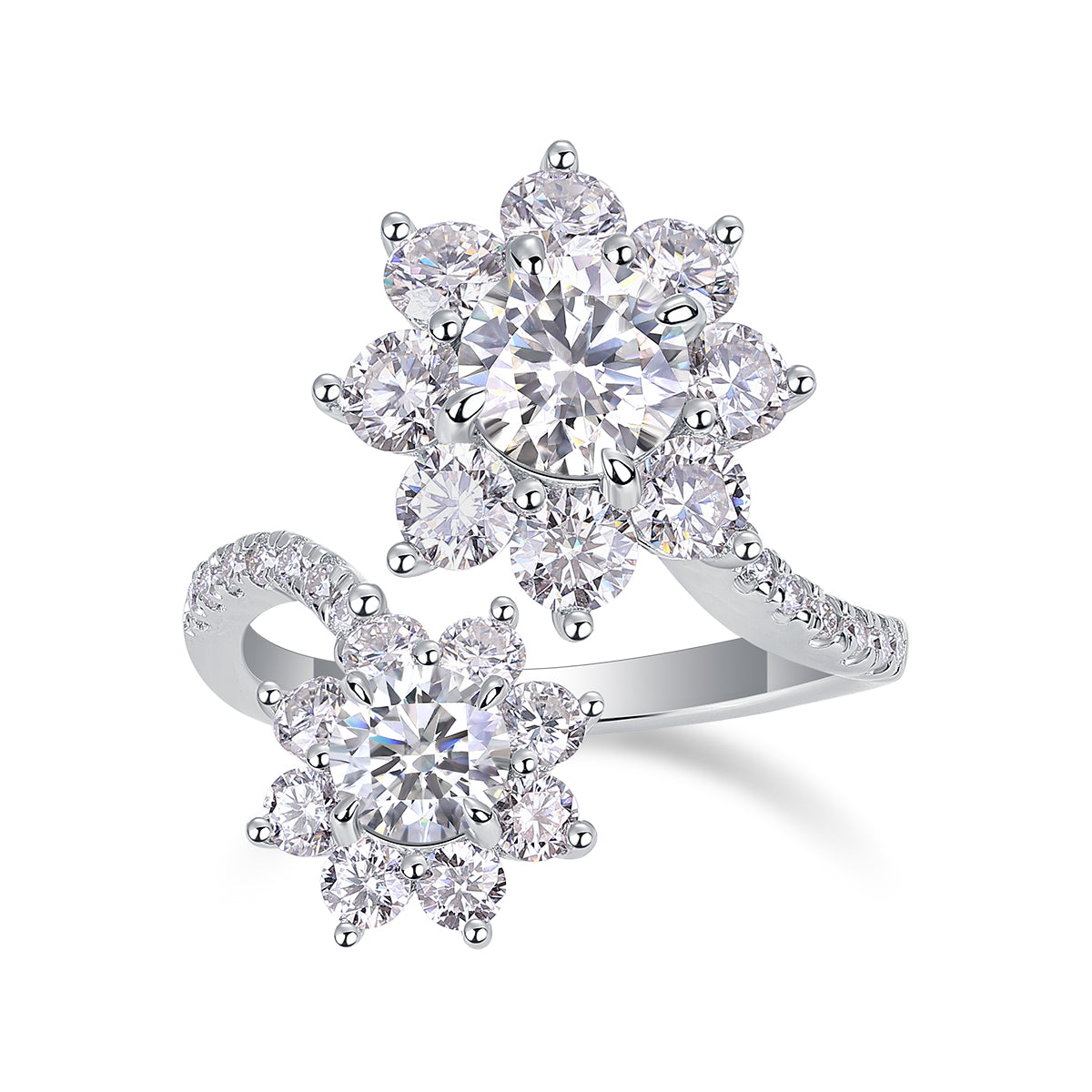 A Wedding Ring Set With Top-quality 1-carat