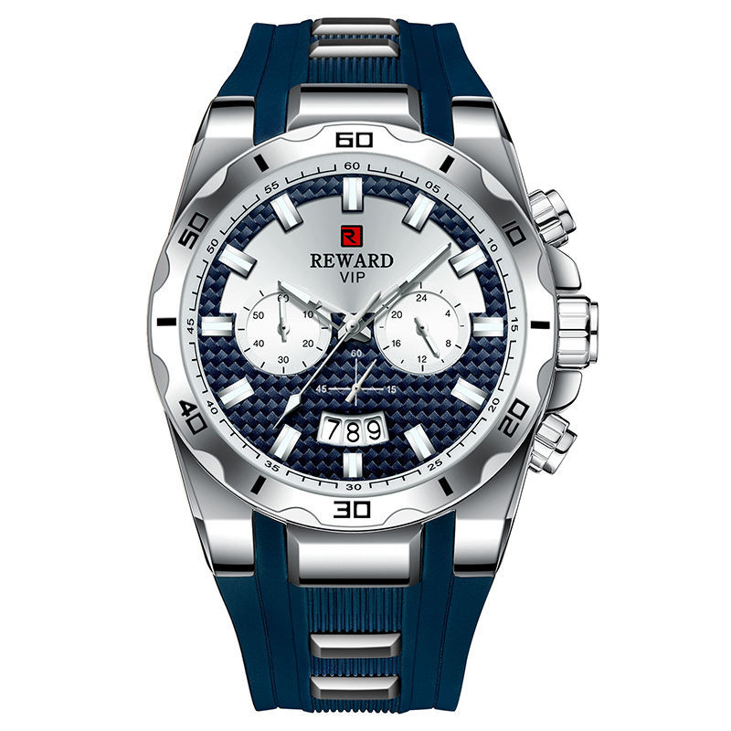 REWARD Mens Watch In Black And Gold With A Cool Design And Calendar Function