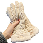 Women's Warm Korean-style Touch Screen Riding Gloves