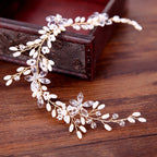 White Pearl Plate Hair Band Wedding