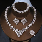 Handcrafted With Copper And Set With Zircon Stones.