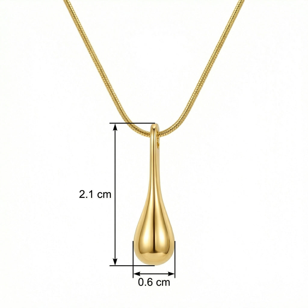 925 Sterling Silver  Teardrop Pendant