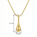 925 Sterling Silver  Teardrop Pendant