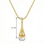 925 Sterling Silver  Teardrop Pendant