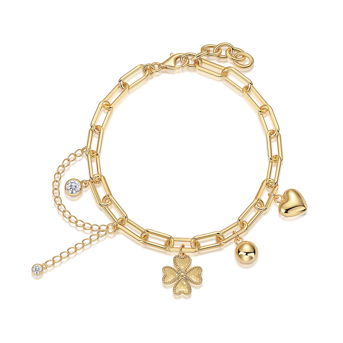 0.5-carat Silver Bracelet Set With, S925 Silver