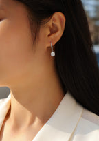 Jumping Wind - Earrings Set With 1-carat