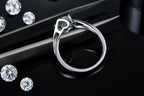 1-carat Top-quality Moissanite S925 Silvern